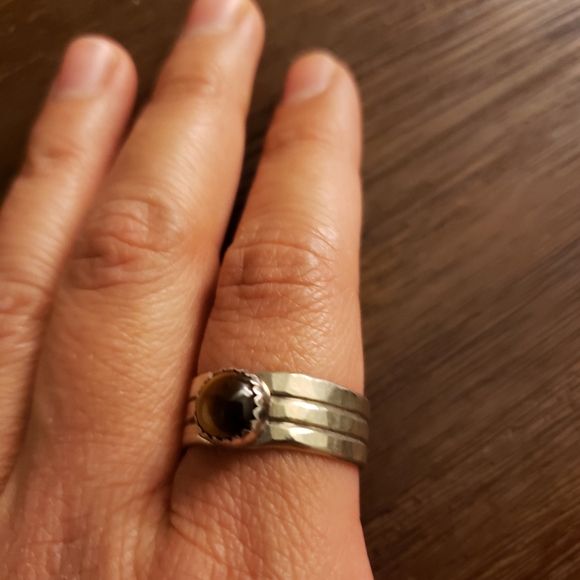 Vintage Sterling Silver Tigers Eye Ring